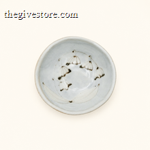 Spako Clay ceramic dish with floral pattern on a white background