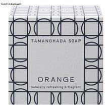 Tamanohada Round Orange Soap packaging 