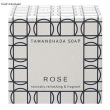 Tamanohada Round Rose Soap packaging 